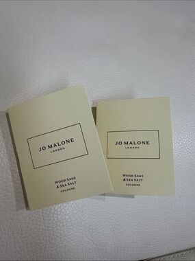 2x Jo MALONE London Wood Sage & Sea Salt Samples 0.05oz/1.5mL Mini Sprays
